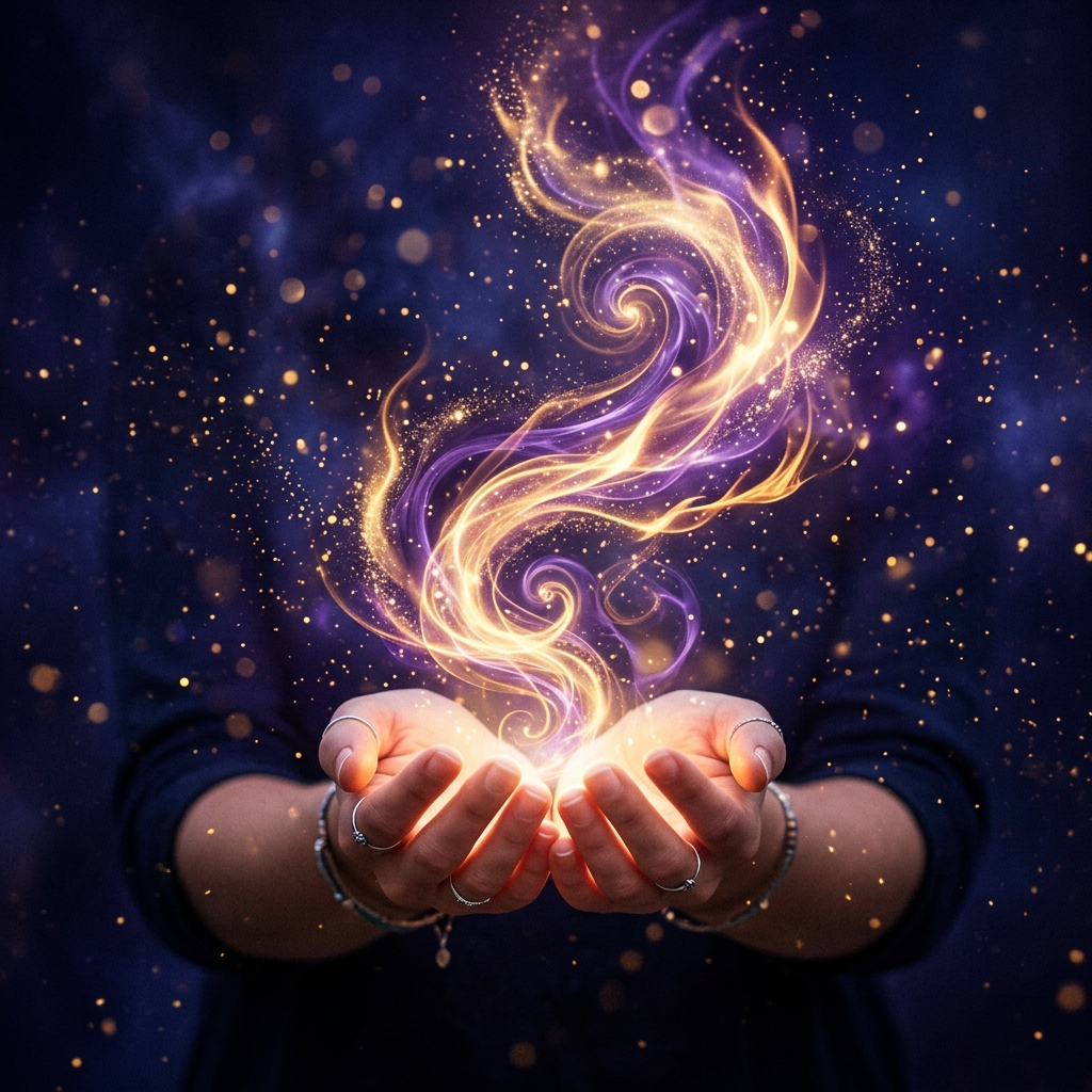Energy cleansing and spiritual protection visualization